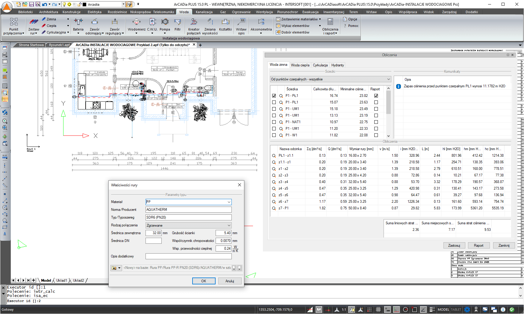 INTERsoft ArCADia WOD-KAN  | INTERsoft program CAD